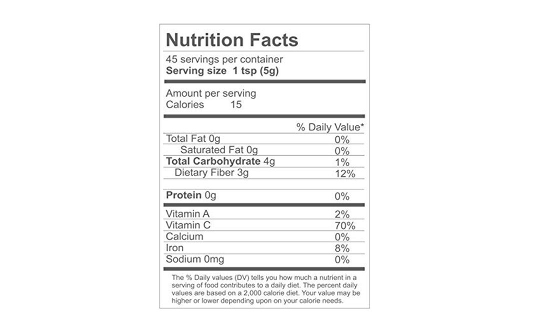 MERLION NATURALS Organic Amla Powder (Indian Gooseberry)    Pack  227 grams